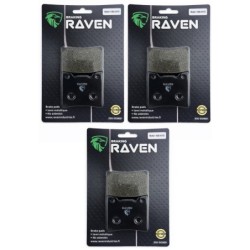 3 Kit plaquettes frein Yamaha FJ 600  Av G, Av D et Ar 26H-W0045-01 - EBC FA88 - Raven 102-015