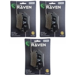 3 Kit plaquettes frein Gas-Gas Wild 50 HP Av G, Av D et Ar Nc - EBC FA181 - Raven 102-031