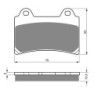3 Kit plaquettes frein Yamaha XVZ 1300 Venture Royale  Av G, Av D et Ar 4NK-W0046-00 - EBC FA123 - Raven 102-073