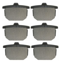 3 Kit plaquettes frein Honda CB 750 Super Sport  Av G, Av D et Ar 43105-461-770 - EBC FA31 - Raven 102-078