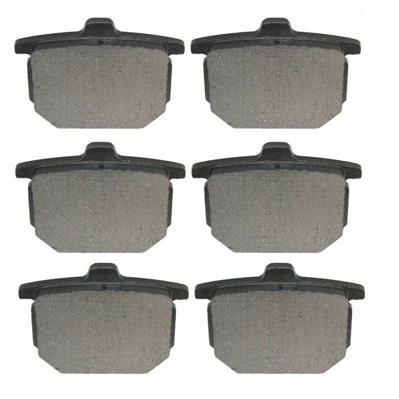 3 Kit plaquettes frein Honda CB 750 Super Sport  Av G, Av D et Ar 43105-461-770 - EBC FA31 - Raven 102-078