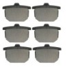 3 Kit plaquettes frein Honda CB 900 Super Sport  Av G, Av D et Ar 45105-371-000 - EBC FA31 - Raven 102-078