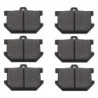 3 Kit plaquettes frein Yamaha XS 1100  Av G, Av D et Ar JU4-W0046-01 - EBC FA34 - Raven 102-082