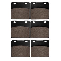 3 Kit plaquettes frein Suzuki GV 1400 Cavalcade  Av G, Av D et Ar 59130-27A00 - EBC FA103 - Raven 102-085