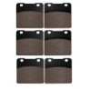 3 Kit plaquettes frein Suzuki GV 1400 Cavalcade  Av G, Av D et Ar 59130-27A00 - EBC FA103 - Raven 102-085