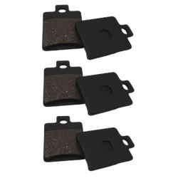 3 Kit plaquettes frein Adiva AD1 150 3 roue Av G, Av D et Ar Nc - EBC FA260 - Raven 102-137