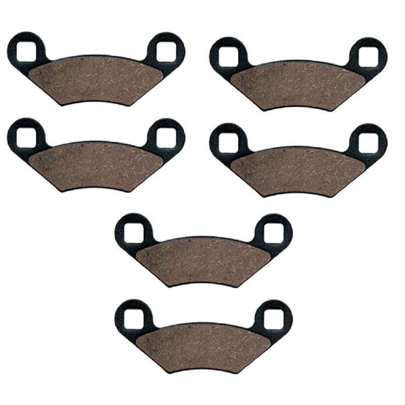 3 Kit plaquettes frein Polaris ATP 500  Av G, Av D et Ar 2203792 - EBC FA159 - Raven 102-162