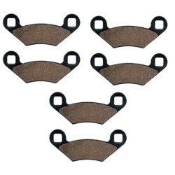 3 Kit plaquettes frein Polaris Hawkeye 300  Av G, Av D et Ar 1910333 - EBC FA159 - Raven 102-162