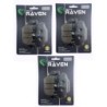 3 Kit plaquettes frein Kymco MXU 500 4x4 Carb Model Av G, Av D et Ar Nc - EBC FA377 - Raven 102-230