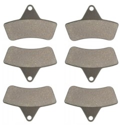 3 Kit plaquettes frein Arctic-cat 500 4x4 Utility Av G, Av D et Ar 0402-096 - EBC FA271 - Raven 102-232