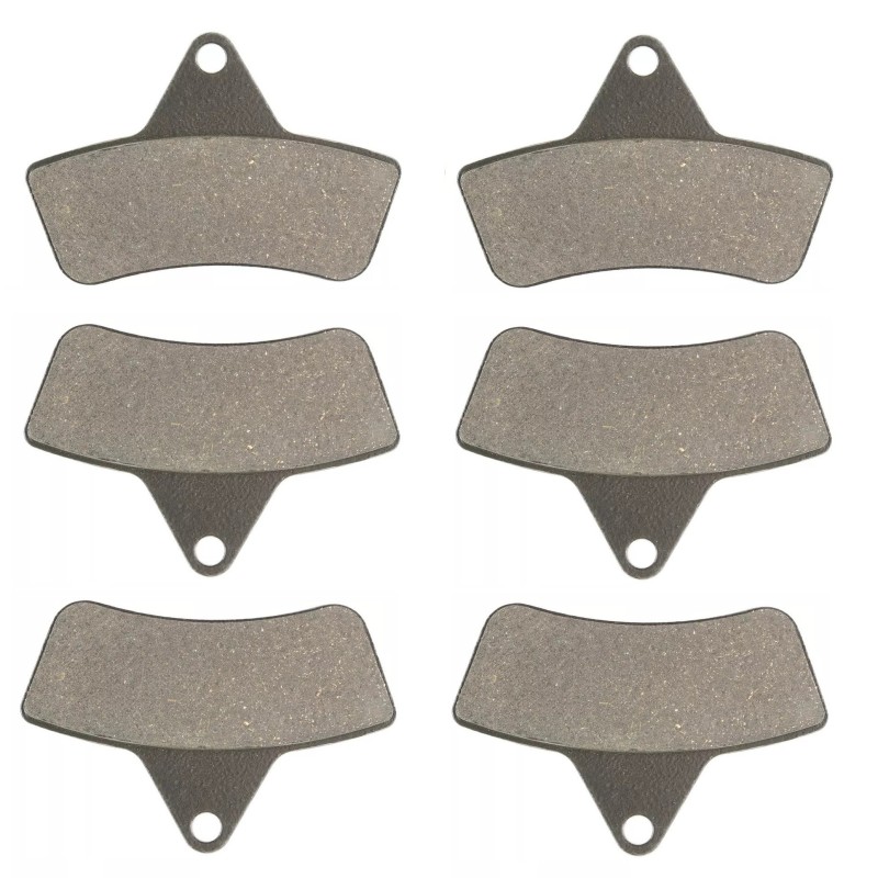 3 Kit plaquettes frein Arctic-cat Bear Cat 454 2x4 4x4 Av G, Av D et Ar 0402-494 - EBC FA271 - Raven 102-232