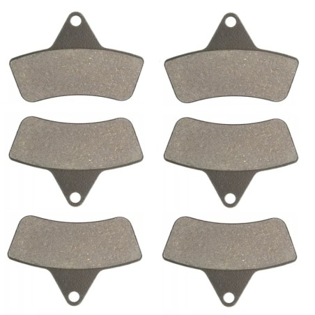 3 Kit plaquettes frein Arctic-cat Bear Cat 454 2x4 4x4 Av G, Av D et Ar 0402-494 - EBC FA271 - Raven 102-232