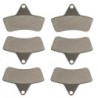 3 Kit plaquettes frein Arctic-cat Bear Cat 454 2x4 4x4 Av G, Av D et Ar 0402-494 - EBC FA271 - Raven 102-232