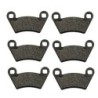 3 Kit plaquettes frein Polaris UTV 1500  Av G, Av D et Ar 2202413 - EBC FA354R - Raven 102-312