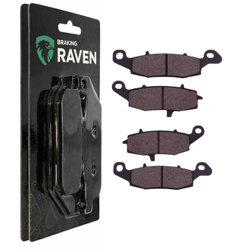 2 Kit plaquettes frein Kawasaki Vulcan 800 Drifter  Av Ga et Av Dr 43082-S019 43082-0029 - EBC FA229 et FA231 - Raven 103-001