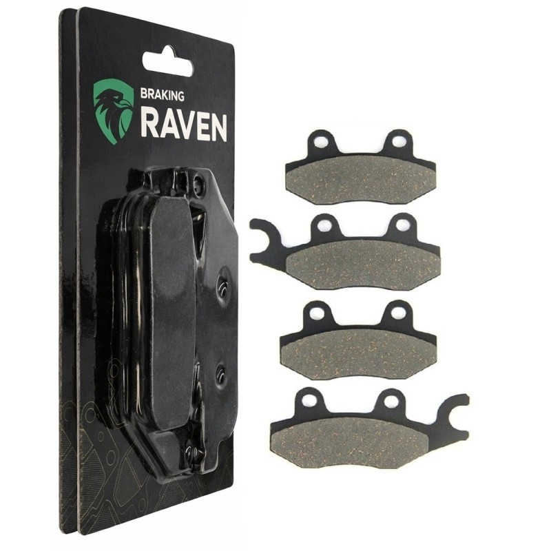 2 Kit plaquettes frein Kawasaki KAF 1000 Mule  Av Ga et Av Dr 43082-1094, 43082-0069 - EBC FA135 et FA165 - Raven 103-002