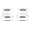 2 Kit plaquettes frein Kawasaki KVF 700 Prairie  Av Ga et Av Dr 43082-1206 43082-0072 - EBC FA258 et FA342 - Raven 103-004