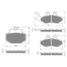 2 Kit plaquettes frein Piaggio New Fly 125 ie Avant et Arrière 293-186 - EBC FA258 et FA342 - Raven 103-005