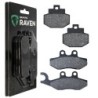 2 Kit plaquettes frein Vespa GTS 125 ie Avant et Arrière 293-186 - EBC SFA353 et FA321 - Raven 103-005