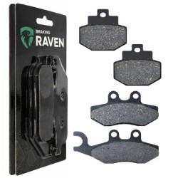 2 Kit plaquettes frein Vespa GTV 125  Avant et Arrière 293-186 - EBC SFA353 et FA321 - Raven 103-005