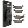 2 Kit plaquettes frein Yamaha Raptor 250  Av Ga et Dr 3B4-W0045-10 4D3-W0045-10, 3B4-W0045-00 4D3-W0045-00 - EBC FA444 et FA443 