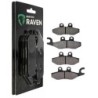 2 Kit plaquettes frein Piaggio Xevo 400 ie Av Ga et Av Dr 497395, 497395 - EBC SFA418 et SFA353 - Raven 103-008