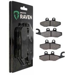 2 Kit plaquettes frein Piaggio Beverly 350 ie Sport Touring Avant et Arrière 647079, Nc - EBC SFA418 et SFA353 - Raven 103-008