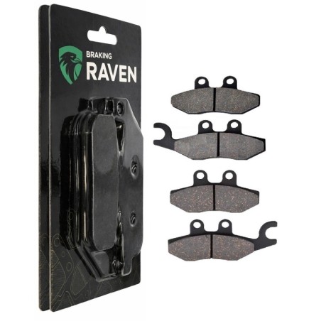 2 Kit plaquettes frein Piaggio X7 250 cc ie Avant et Arrière 647079, Nc - EBC SFA418 et SFA353 - Raven 103-008