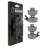 2 Kit plaquettes frein Suzuki LT-A 500 KingQuad  Av Ga et Av Dr 59100-31850, 59100-31860 - EBC FA414 et FA413 - Raven 103-011