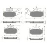 2 Kit plaquettes frein Suzuki LT-A 400 Eiger  Av Ga et Av Dr 59100-31850, 69101-03820 - EBC FA414 et FA413 - Raven 103-011