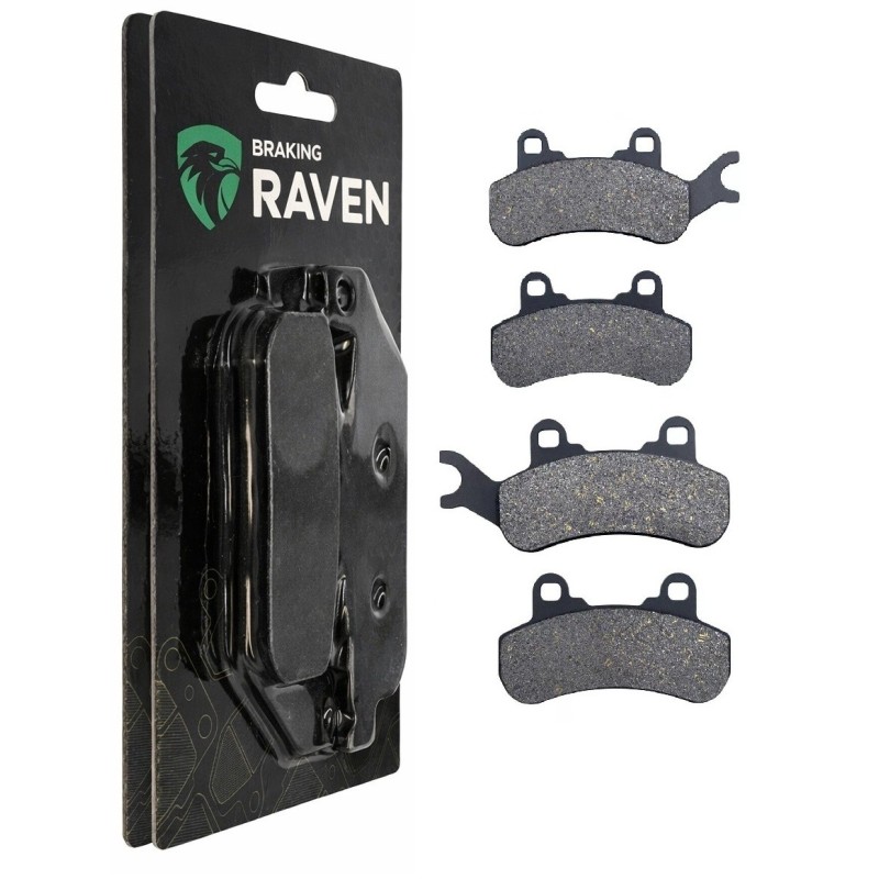 2 Kit plaquettes frein Can-am Defender 799  Av Ga et Av Dr 715900380, 715900386 - EBC FA683TT et FA682TT - Raven 103-012