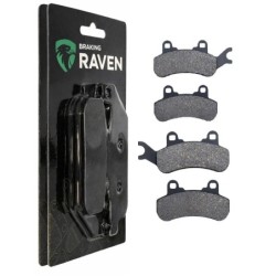 2 Kit plaquettes frein Can-am Defender 500  Av Ga et Dr 715900380, 715900379 - EBC FA683TT et FA682TT - Raven 103-012