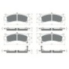 2 Kit plaquettes frein Honda SXS 1000 Talon S2R Av Ga et Av Dr 06452-HL4-A01 , 06451-HL4-A01 - EBC FA702 et FA701 - Raven 103-01