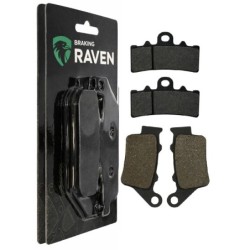 2 Kit plaquettes frein Ktm RC 200  Avant et Arrière 023-305 - EBC FA702 et FA701 - Raven 103-014