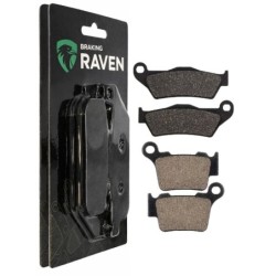2 Kit plaquettes frein Husqvarna TE 510  Avant et Arrière 191-031 - EBC FA702 et FA701 - Raven 103-016