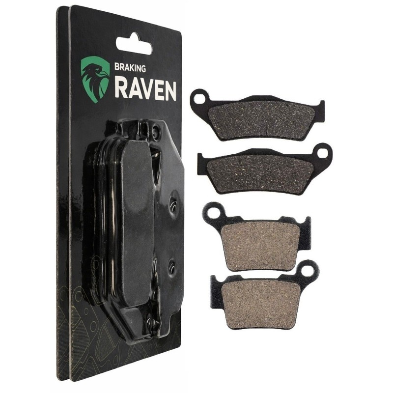 2 Kit plaquettes frein Ktm XC-W 250  Avant et Arrière 191-031 - EBC FA702 et FA701 - Raven 103-016