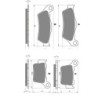 2 Kit plaquettes frein Ktm XC-W 250  Avant et Arrière 191-031 - EBC FA702 et FA701 - Raven 103-016