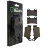 2 Kit plaquettes frein Husqvarna Nox 570  Avant et Arrière 023-141 - EBC FA702 et FA701 - Raven 103-017