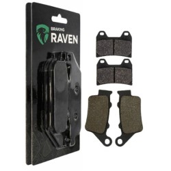 2 Kit plaquettes frein Ktm SMC 660  Avant et Arrière 023-141 - EBC FA702 et FA701 - Raven 103-017