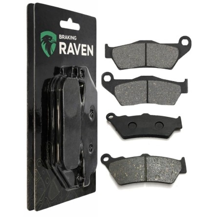 2 Kit plaquettes frein Bmw HP2 1200 Enduro  Avant et Arrière 292-106 - EBC FA702 et FA701 - Raven 103-018