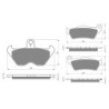 2 Kit plaquettes frein Bmw R 1200 C Independent  Avant et Arrière 292-117 - EBC FA702 et FA701 - Raven 103-020