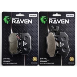 2 Kit plaquettes frein Yamaha WR 200R  Avant et Arrière 002-001 - EBC FA135 et FA152 - Raven 103-022