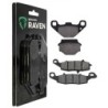 2 Kit plaquettes frein Kawasaki KLR 650 Series C  Avant et Arrière 005-104 - EBC FA702 et FA701 - Raven 103-032