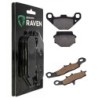 2 Kit plaquettes frein Kawasaki Super Sherpa 250  Av G, Av D et Ar 005-108 - EBC FA702 et FA701 - Raven 103-033