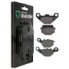 2 Kit plaquettes frein Kawasaki KMX 125  Avant et Arrière 005-109 - EBC FA702 et FA701 - Raven 103-034
