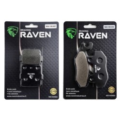 2 Kit plaquettes frein Husqvarna TC 610  Avant et Arrière 002-007 - EBC FA135 et FA84 - Raven 103-036