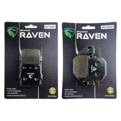 2 Kit plaquettes frein Kawasaki KX 100  Av G, Av D et Ar 007-047 - EBC FA702 et FA701 - Raven 103-037