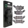 2 Kit plaquettes frein Kawasaki Vulcan 650 S  Av G, Av D et Ar 021-135 - EBC FA702 et FA701 - Raven 103-040