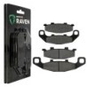 2 Kit plaquettes frein Kawasaki Ninja 250R  Avant et Arrière 044-013 - EBC FA702 et FA701 - Raven 103-041
