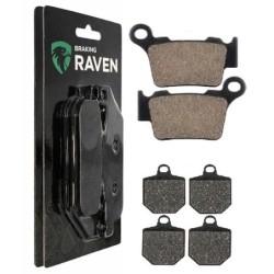 2 Kit plaquettes frein Ktm SMR 450  Avant et Arrière 238-191 - EBC FA702 et FA701 - Raven 103-043